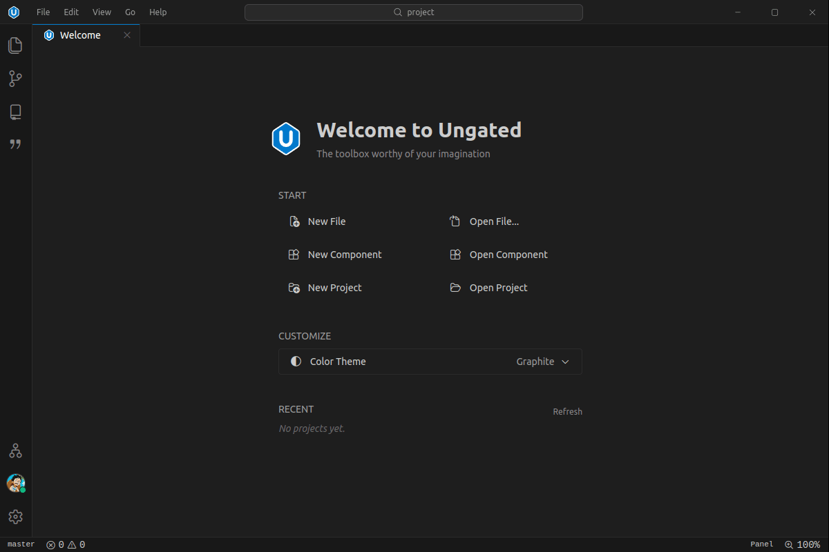 Screenshot of Ungated's worldbuilding interface showing a character profile linked to locations and factions
